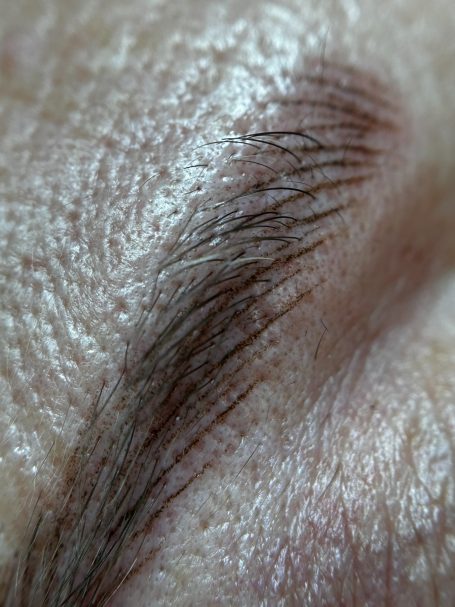 La sutileza del hairstrokes Detalle sutileza y naturalidad hairstrokes micropigmentación cejas